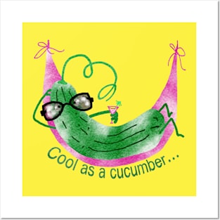 Cool As a Cucumber Posters and Art